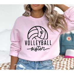 volleyball sister svg, volleyball girl svg, love volleyball svg, volleyball cheer svg, volleyball life, game day vibes,v