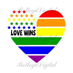 love wins design svg, lgbt svg, rainbow svg, heart rainbow svg, gay svg, lesbian svg, love wins svg, love wins png, love