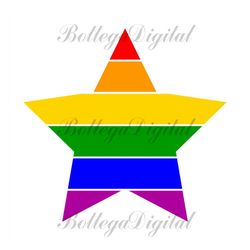 pride star svg, lgbt svg, rainbow svg, star rainbow svg, gay svg, lesbian svg, love is love svg, boy love, gay png, gay