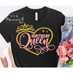 birthday queen svg png pdf, birthday diva svg, birthday queen t-shirt svg, it's my birthday svg, birthday t-shirt svg, h