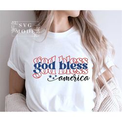 god bless america svg png pdf, 4th of july svg, america svg, patriotic svg, fourth of july svg, 4th of july svg files, i