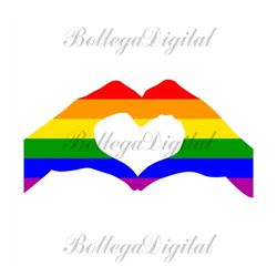 pride hearts hand svg, lgbt svg, heart rainbow svg, gay svg, lesbian svg, pride hearts, heart in hand, heart hand svg, l