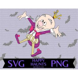 king candy svg, easy cut file for cricut, layered by colour