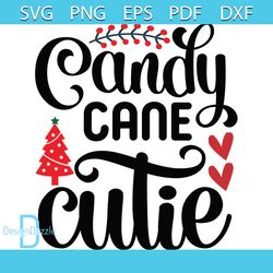 candy cane cutie svg, christmas svg, xmas svg, christmas candy cane svg