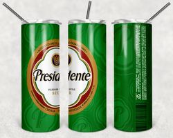 presidente tumbler wrap design - png sublimation printing design - 20oz tumbler designs.