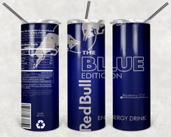 red bull blue tumbler wrap design - png sublimation printing design - 20oz tumbler designs.