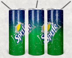 sprite tumbler wrap design - png sublimation printing design - 20oz tumbler designs.