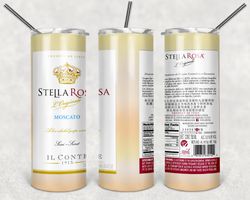 stella rosa moscato tumbler wrap design - png sublimation printing design - 20oz tumbler designs.