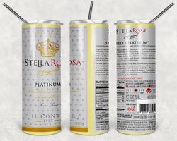 stella rosa platinum tumbler wrap design - png sublimation printing design - 20oz tumbler designs.