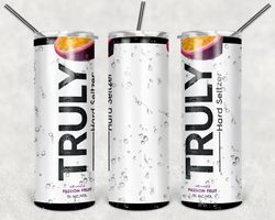 truly passion fruit tumbler wrap design - png sublimation printing design - 20oz tumbler designs.