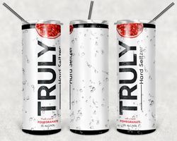 truly pomegranate tumbler wrap design - png sublimation printing design - 20oz tumbler designs.