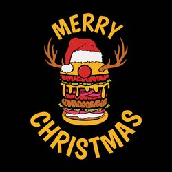 happy holidays with cheese svg, burger christmas svg, christmas cheeseburger svg, christmas, christmas svg, christmas sv