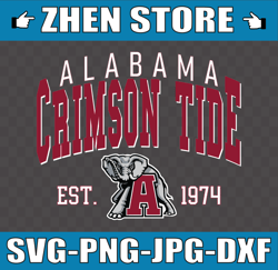 vintage 90's alabama crimson tide svg, alabama svg , vintage style university of alabama png svg dxf ncaa svg, ncaa spor