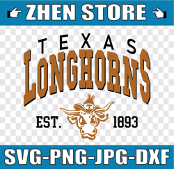 vintage 90's texas longhorns svg, texas svg , vintage style university of texas png svg dxf ncaa svg, ncaa sport svg, di