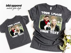 custom photo shirt, custom text t-shirt, family t-shirt, fam