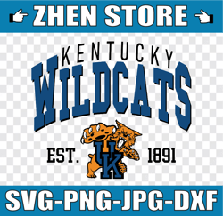 vintage 90's kentucky wildcats svg, kentucky svg , vintage style university of kentucky png svg dxf ncaa svg, ncaa sport