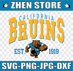 vintage 90's california bruins svg, california svg, vintage style university of california png svg dxf ncaa svg, ncaa sp