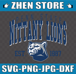 vintage 90's penn state nittany lions svg, penn state svg, vintage style university of penn state png svg dxf ncaa svg,