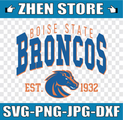 vintage 90's boise state broncos svg, boise svg, vintage style university of boise png svg dxf ncaa svg, ncaa sport svg,