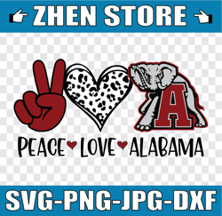 peace love alabama png, sport png, football png, ncaa png, ncaa teams png, alabama football png, crimson tide png