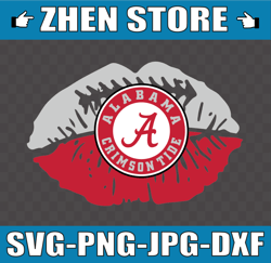 lip alabama crimson tide svg, alabama crimson tide, crimson tide svg, png svg dxf ncaa svg, ncaa sport svg, digital down