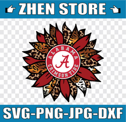 alabama sunflower ready to press png, ncaa png, ncaa sport png, digital download