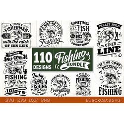 fishing  bundle svg 110 designs