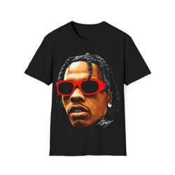 lil baby unisex softstyle t-shirt, lil baby rap tee concert merch album 90s poster graphic tee