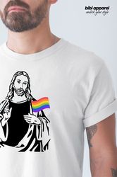 Pride Jesus T-shirt, LGBT Shirt, Pride Shirt, Rainbow Pride