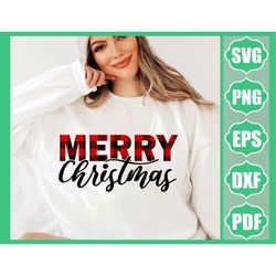 Merry christmas SVG, Christmas SVG, Plaid Christmas SVG, Christmas cricut svg
