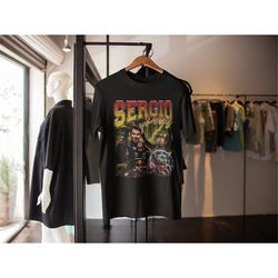 vintage bootleg sergio perez rap t-shirt, rapper shirt, unisex ultra cotton tee, formula 1 tshirt