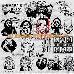 horror svg bundle halloween horror svg horror friends svg horror characters svg halloween svg instant download