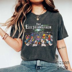 disney muppets abbey road dr teeth and the electric mayhem comfort colors shirt, muppets show shirt, the electric mayhem