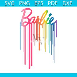 colorful barbie logo png barbie movie png download