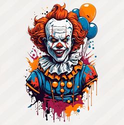 halloween it pennywise png, horror characters clipart, horror character png, halloween png