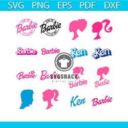 barbie and ken come on barbie lets go party svg bundle file