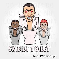 skibidi toilet png, skibidi toilet svg, skibidi toilet vector, cut files for cricut