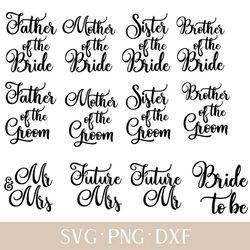 bruidsfeest bundel svg- 100 instant download