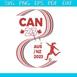 Canadian Womens Soccer Supporter SVG FIFAWWC 2023 SVG