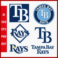 tampa bay rays svg - tampa bay rays logo png - tampa rays logo - tb rays logo - rays baseball logo - mlb logo