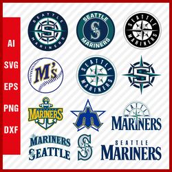 Seattle Mariners Svg - Seattle Mariners Logo Png - Mariners Symbol - Logo Seattle Mariners - Logo Mariners - Mlb Logo