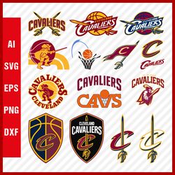 cleveland cavaliers logo svg - cavaliers svg cut files - cavaliers png logo, nba basketball team