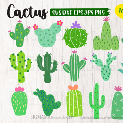 cactus svg bundle 100- instant download