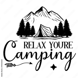 camping svg- instant download