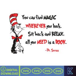 Dr Seuss Svg, Cat In The Hat SVG, Dr Seuss Hat SVG, Green Eggs And Ham Svg, Dr Seuss for Teachers Svg (399)