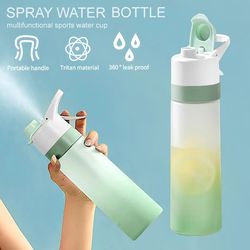 spray water bottle for girls outdoor sport fitness water cup large capacity spray bottle drinkware travel bottles kit