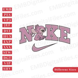 cute disney angle nike machine embroidery designs, instant digital file only, pes brother embroidery design