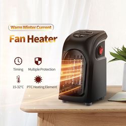 winter air heater fan heater electric home heaters mini room air wall heater ceramic heating warmer fan for home office