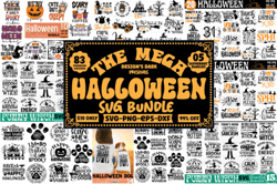 mega halloween font bundle, font bundle for cricut, spooky fonts, scary fonts, handwritten