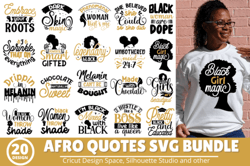 afro svg bundle